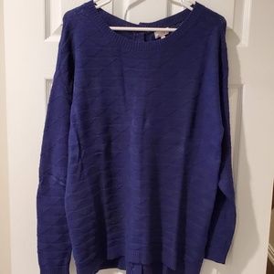 PIXLEY Nilla Button Back Sweater